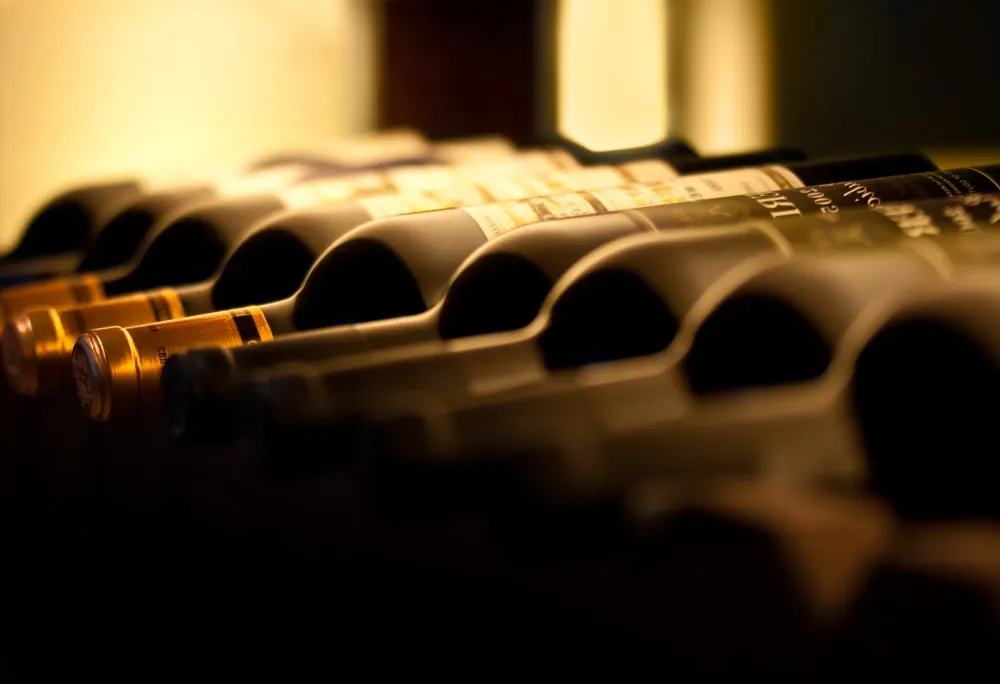 bouteilles de vin